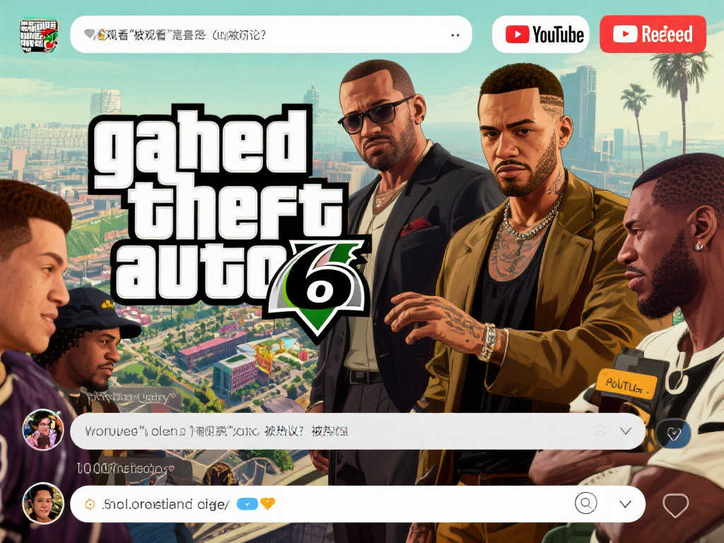 《GTA6》首支预告片震撼发布：2.5亿播放量与百万评论创历史新高！
